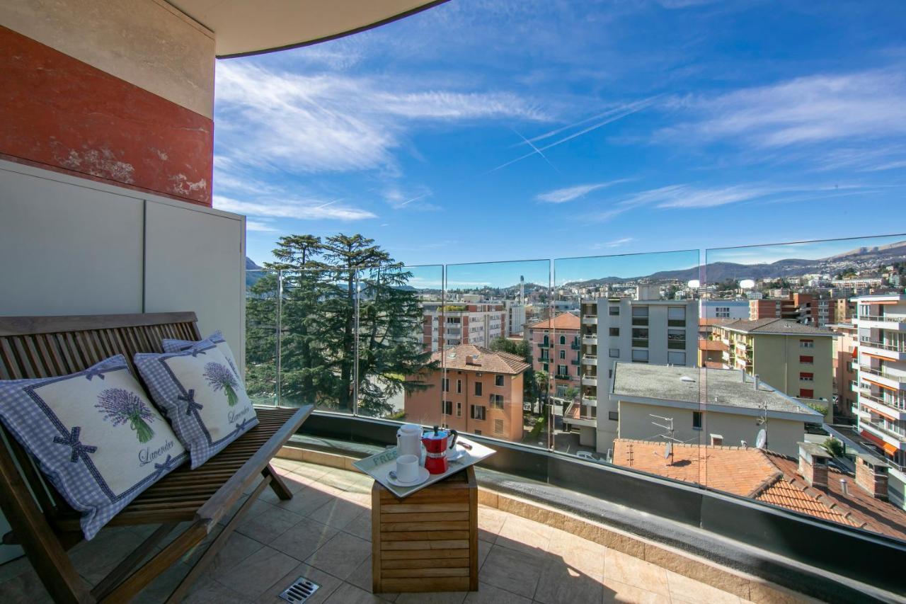 Panoramic Penthouse - Happy Rentals Lugano Exterior photo