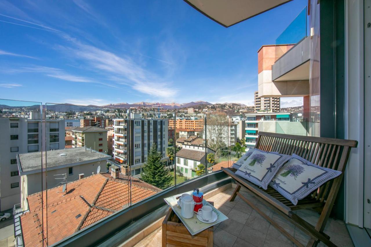 Panoramic Penthouse - Happy Rentals Lugano Exterior photo